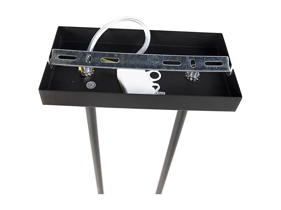 Suspension noire sans abat-jour - Combi 3 Deluxe