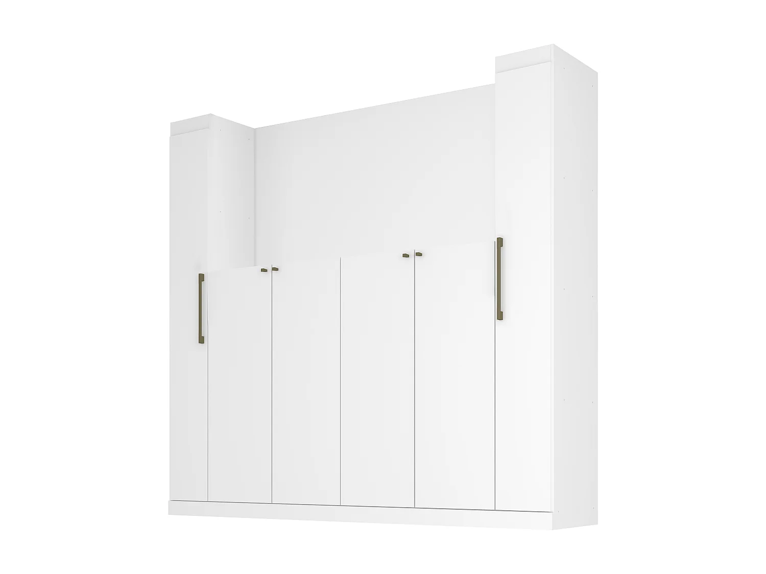 Armadio a ponte L206 cm Bianco  - ANTERO