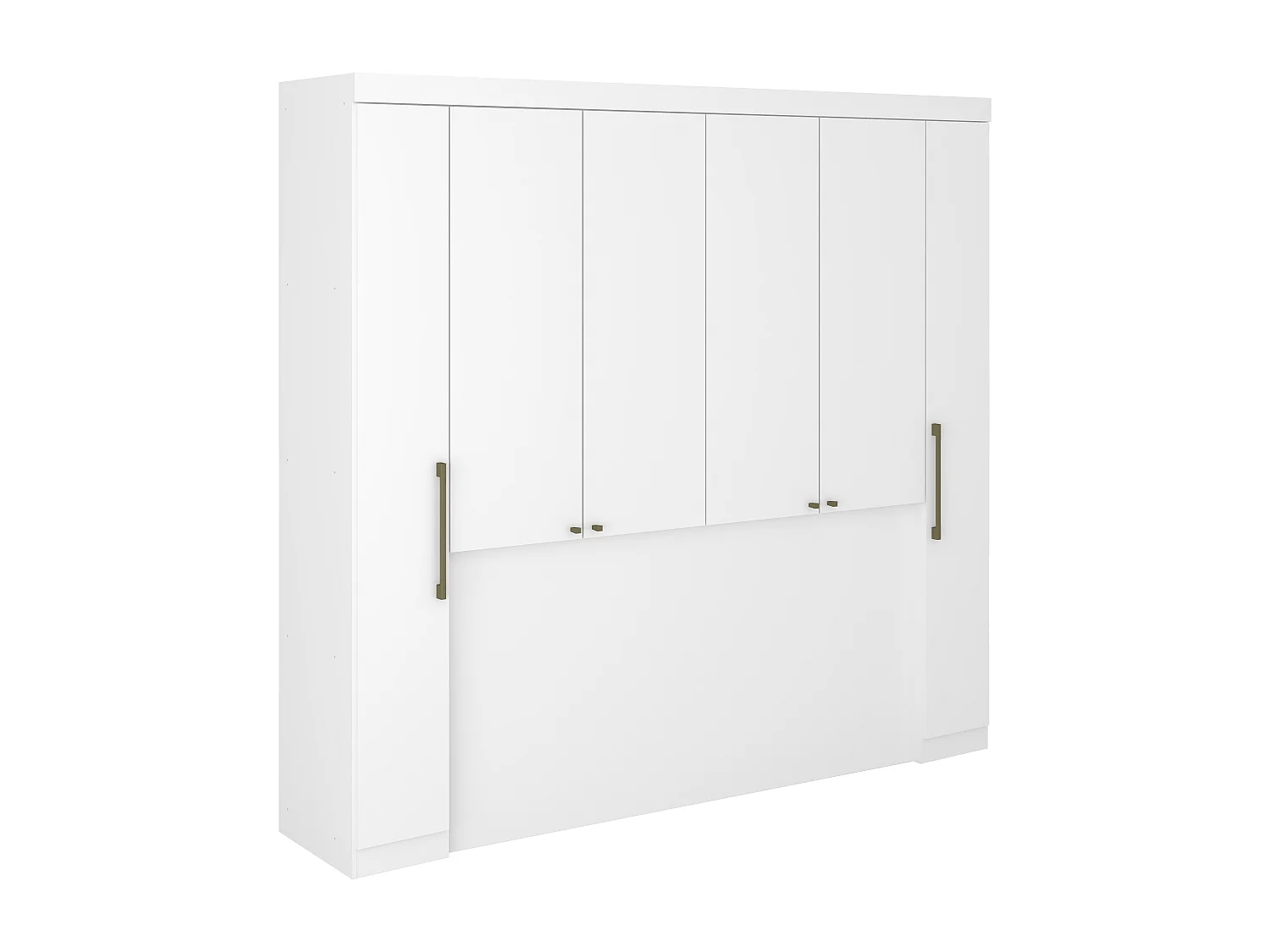 Armadio a ponte L206 cm Bianco  - ANTERO