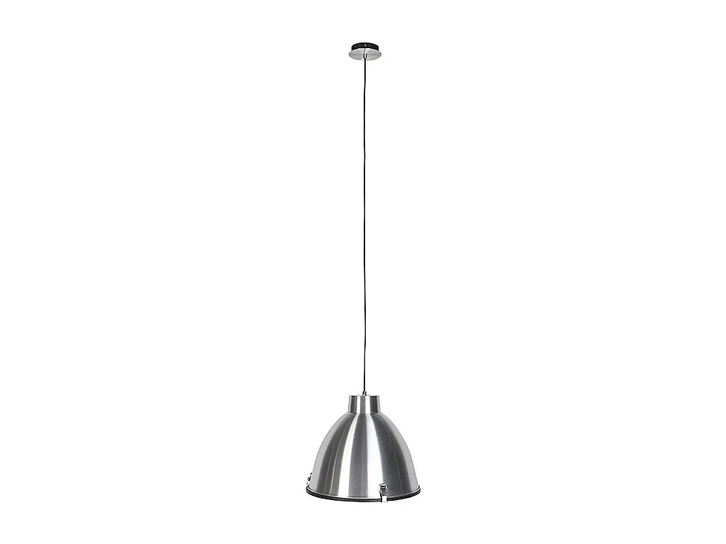 Lampe à suspension industrielle aluminium 38 cm dimmable - Anteros
