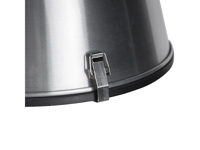 Lampe à suspension industrielle aluminium 38 cm dimmable - Anteros