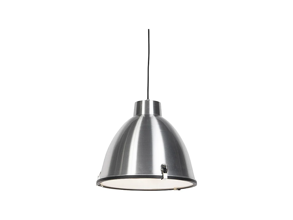 Lampe à suspension industrielle aluminium 38 cm dimmable - Anteros