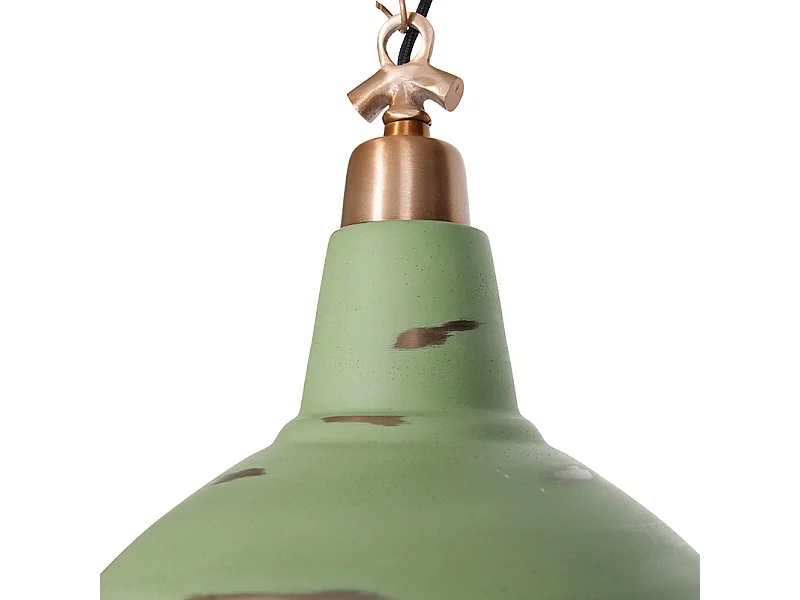 Suite de 2 suspensions vintage cuivre - Goliath Large