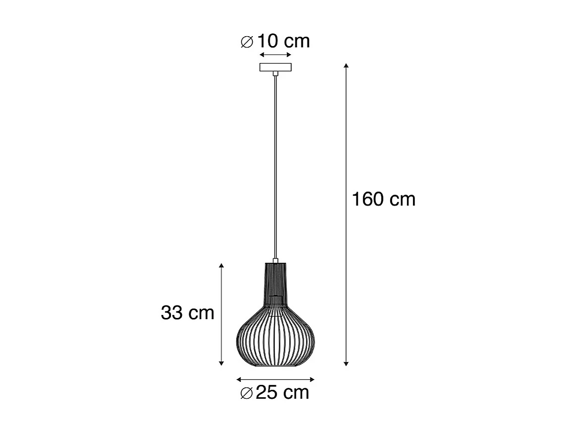 Lampe suspension design or - Wire Whisk