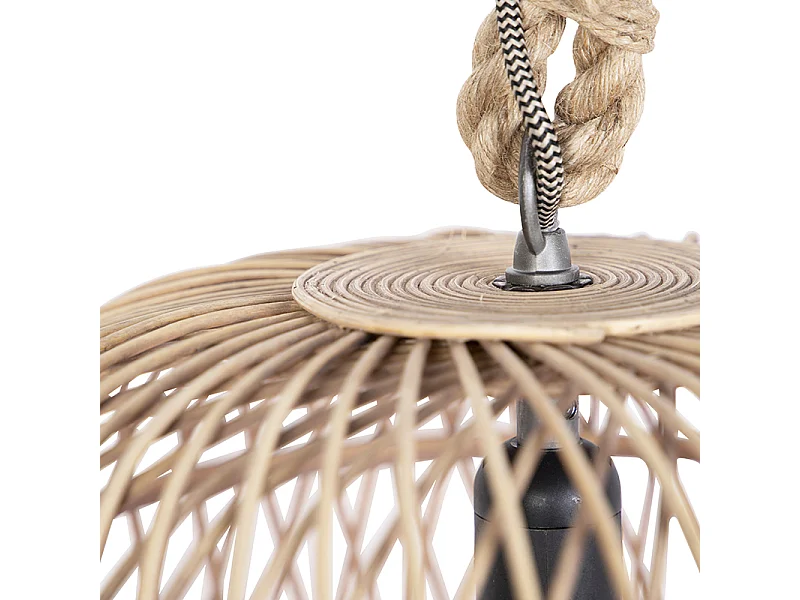 Suspension en rotin rustique - Calamus