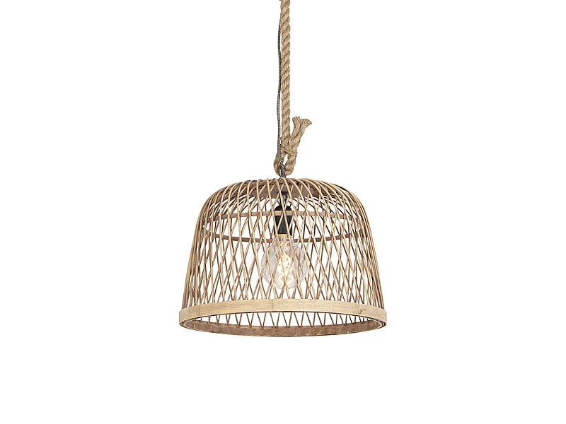Suspension en rotin rustique - Calamus