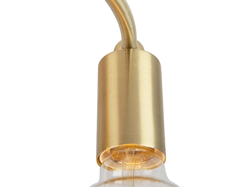 Plafonnier Art déco en laiton 4 lumières - Facil