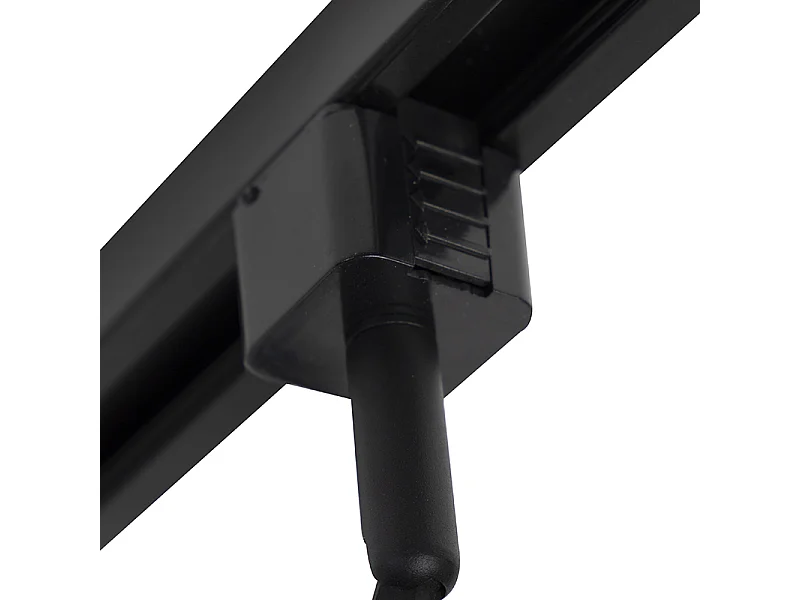 Système sur rail intelligent noir monophasé 5 lumières avec Wifi GU10 - Jeany