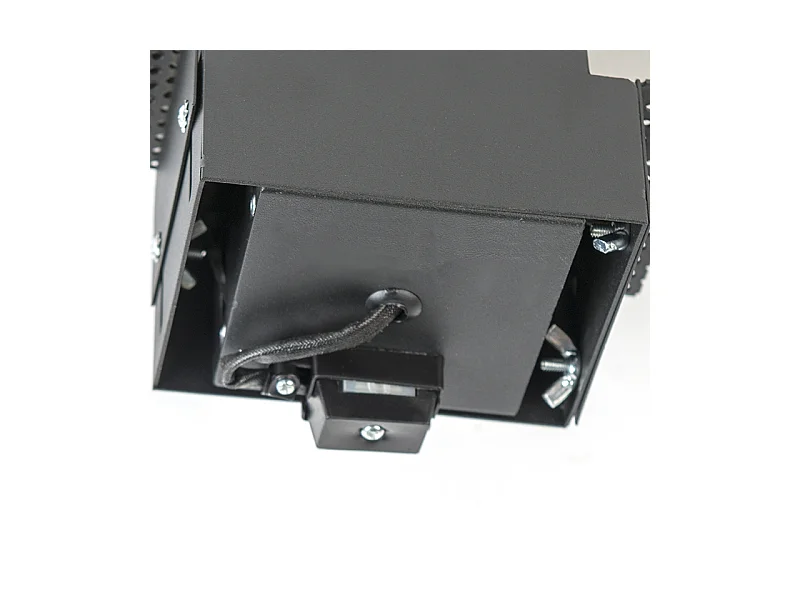 Lot de 12 spots encastrés noirs GU10 orientables sans bordure - Oneon