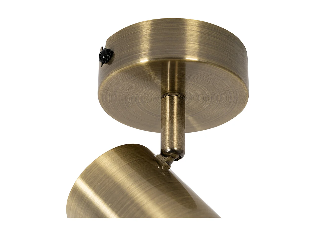 Spot encastré moderne bronze inclinable - Jeana