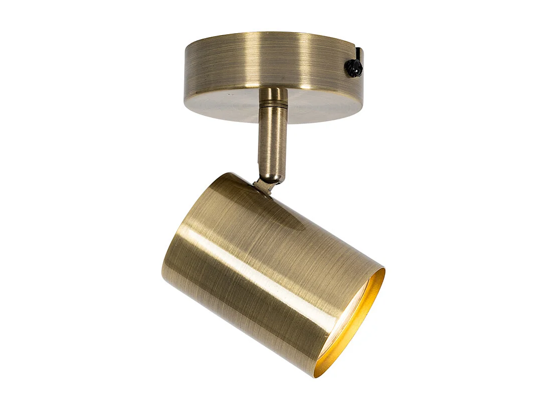 Spot encastré moderne bronze inclinable - Jeana