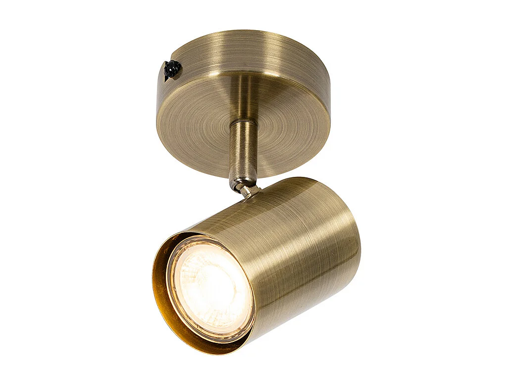 Spot encastré moderne bronze inclinable - Jeana