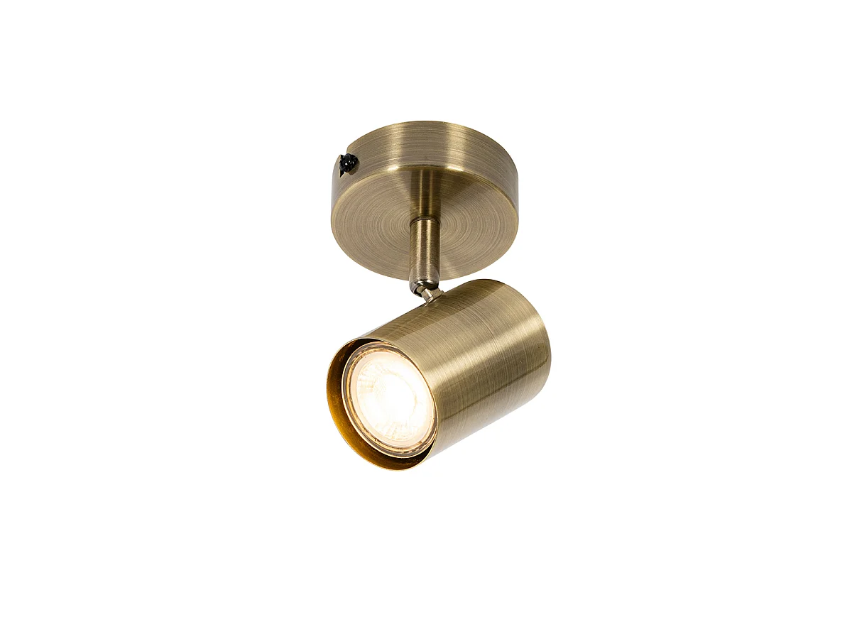 Spot encastré moderne bronze inclinable - Jeana