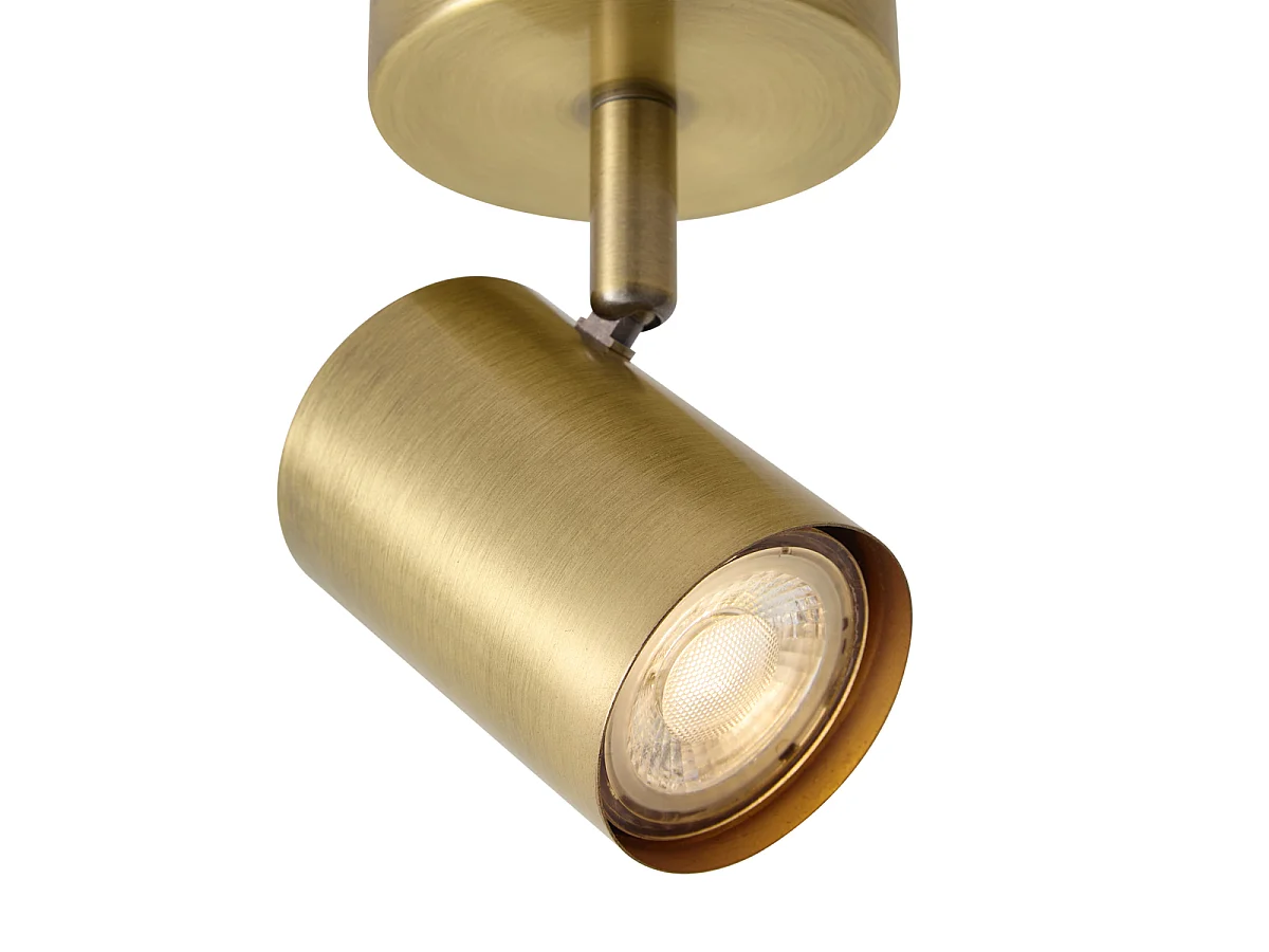 Spot encastré moderne bronze inclinable - Jeana