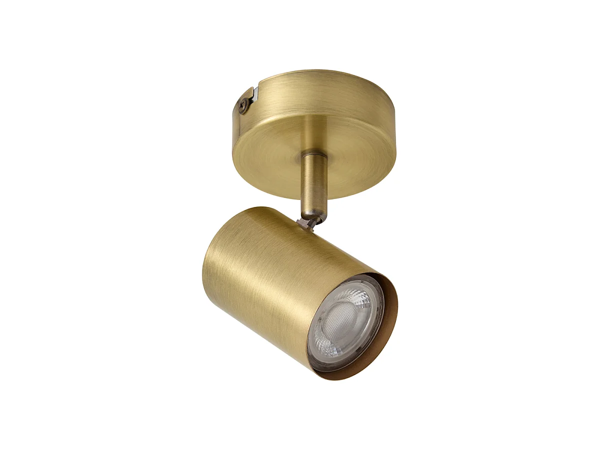 Spot encastré moderne bronze inclinable - Jeana