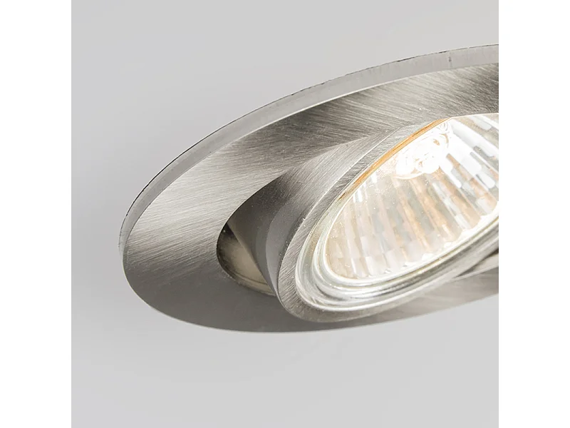 Lot de 10 spots encastrés orientables en aluminium - Cisco