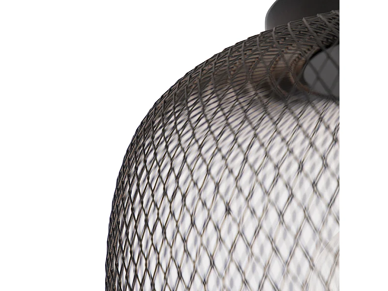 Plafonnier moderne noir - Bliss Mesh