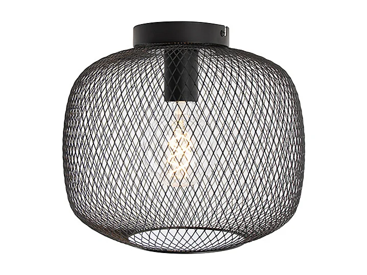Plafonnier moderne noir - Bliss Mesh