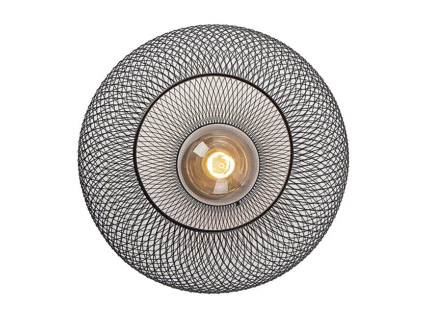 Plafonnier moderne noir - Bliss Mesh