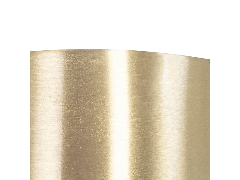 Plafonnier moderne en laiton avec verre fumé - Stiklo