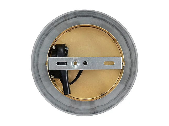 Plafonnier moderne en laiton avec verre fumé - Stiklo