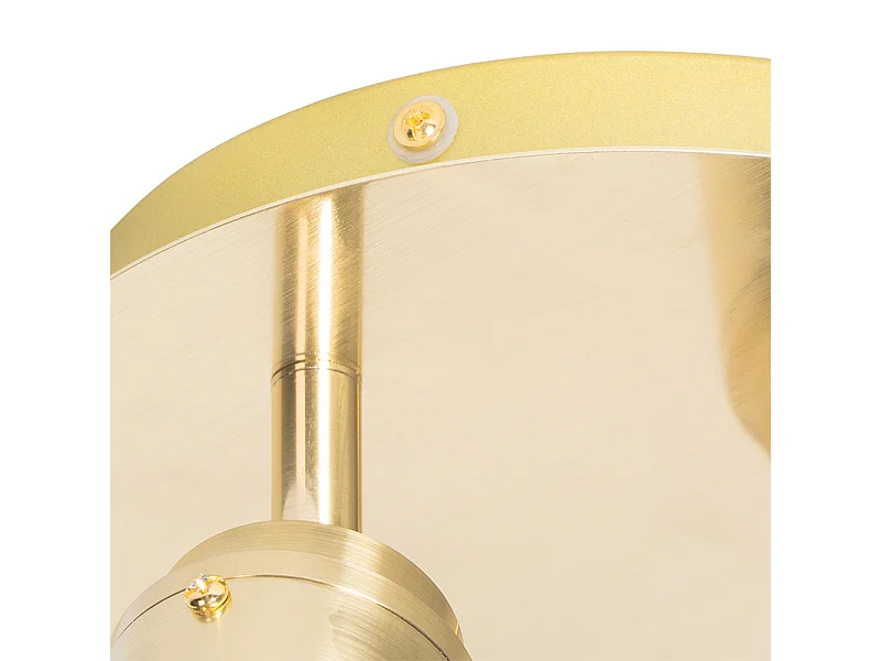 Spot de salle de bain moderne laiton 2 lumières IP44 - Ducha