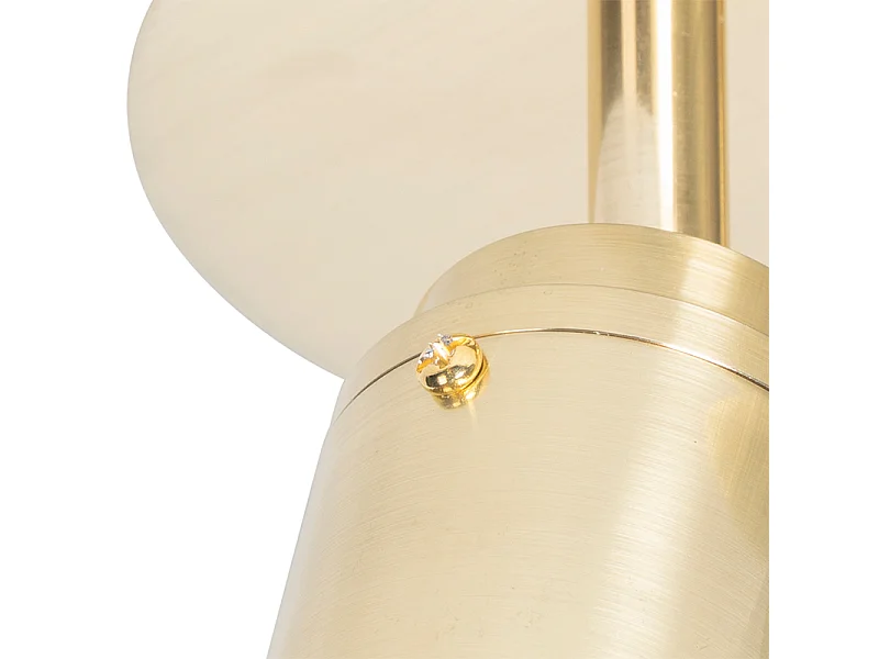 Spot de salle de bain moderne en laiton 2 lumières IP44 - Ducha