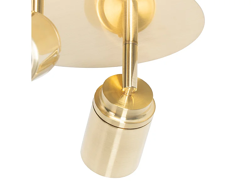 Spot de salle de bain moderne en laiton 2 lumières IP44 - Ducha