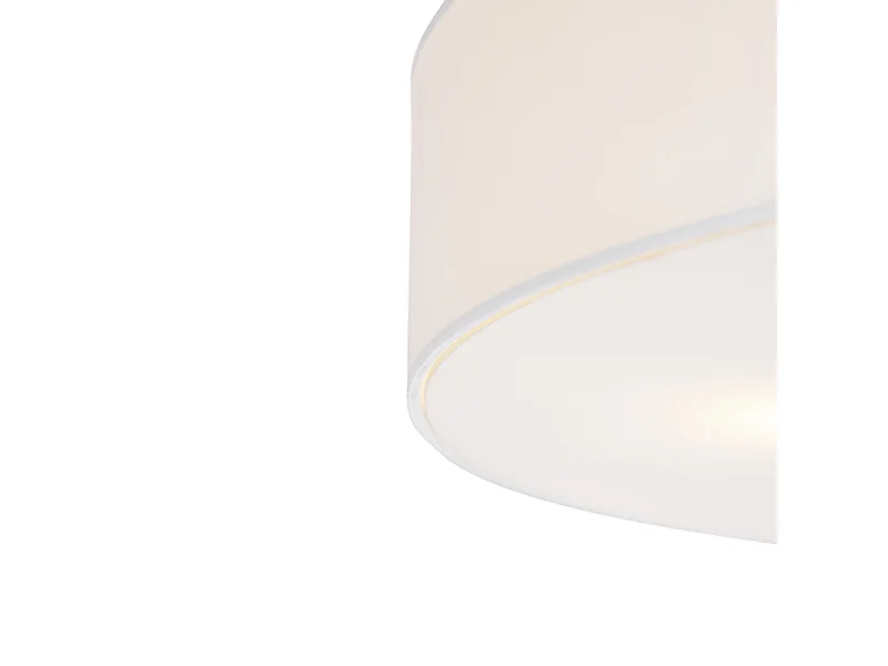 Plafonnier Country blanc 70 cm - Drum