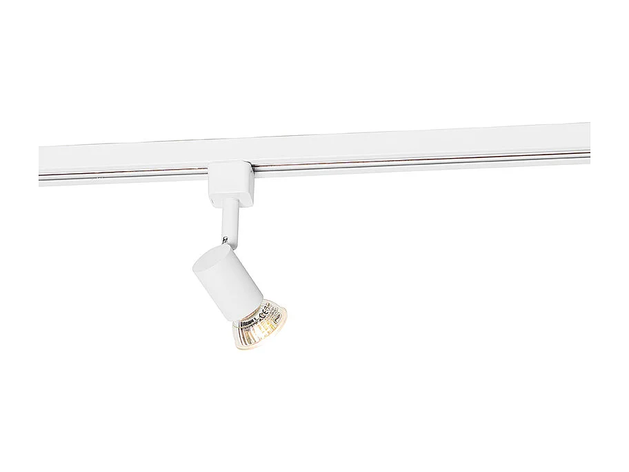 Spot sur rail monophasé blanc - Jeany