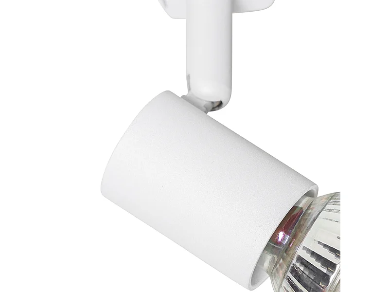 Spot sur rail monophasé blanc - Jeany