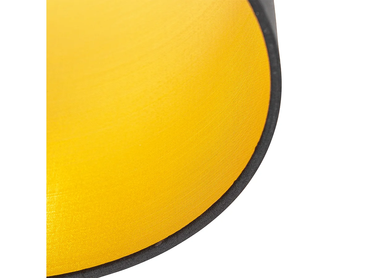 Plafonnier noir avec intérieur doré 3 lumières - Multidrum