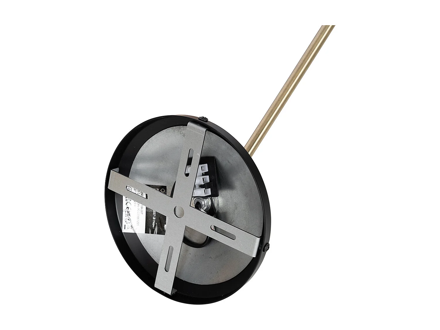 Plafonnier rétro noir et bronze - Milou