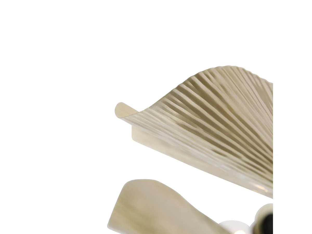 Plafonnier oriental en laiton avec noir 3 lumières - Louka