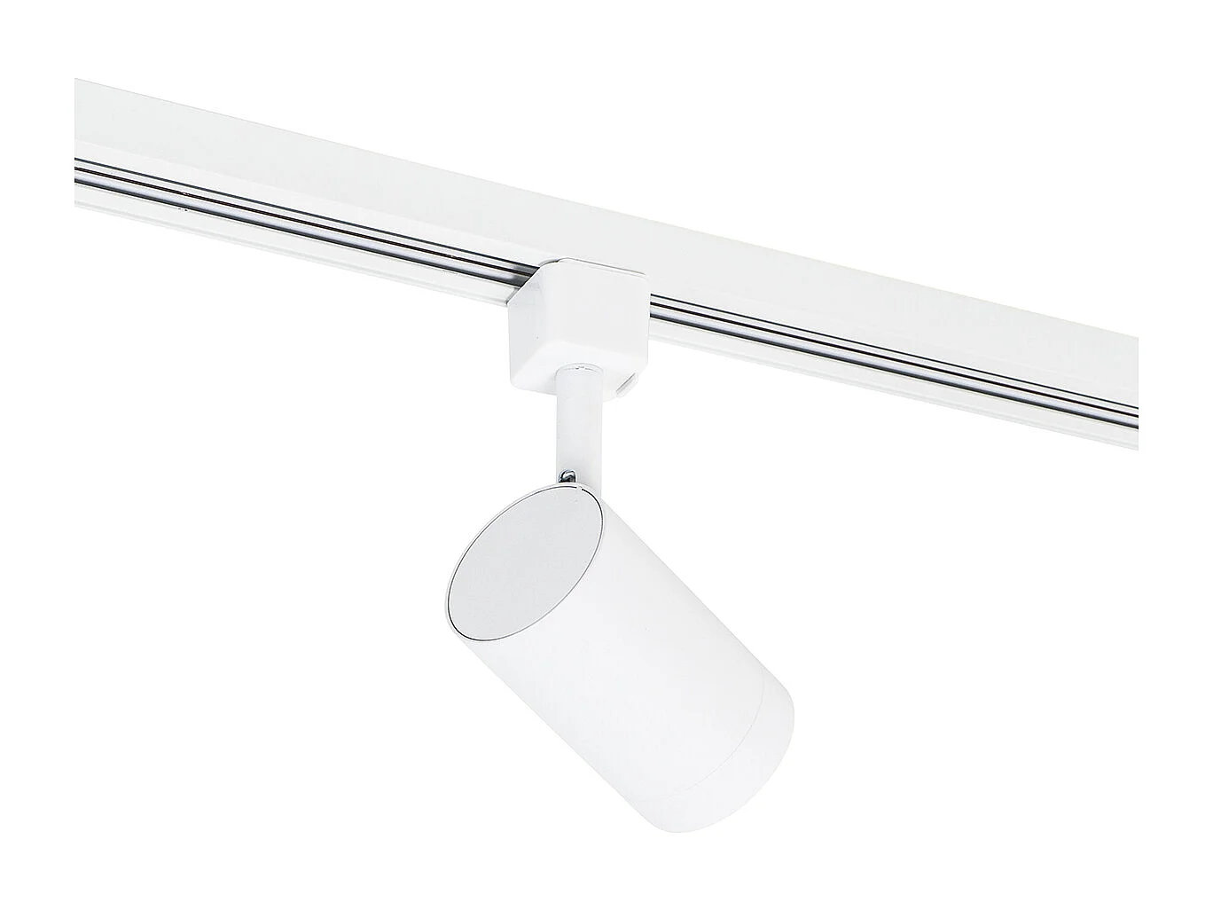 Système d'éclairage sur rail monophasé intelligent avec 10 spots blancs avec Wifi GU10 - Iconic Jeana