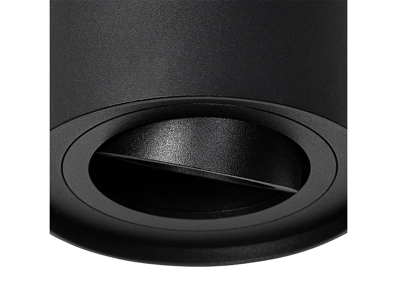 Spot encastré intelligent noir orientable avec Wifi GU10 - Rondoo up