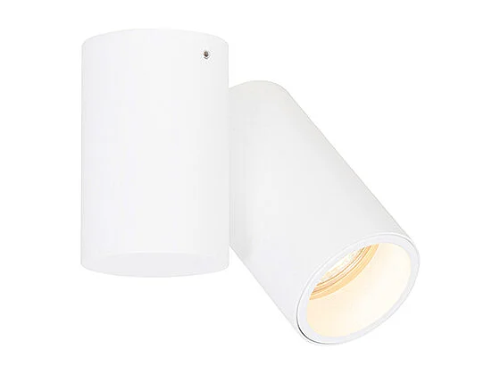 Spot de plafond design blanc orientable GU10 50mm - Michael