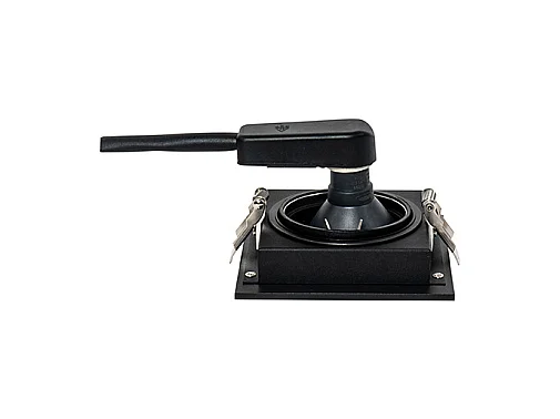 Spot encastré carré noir orientable - Artemis 70