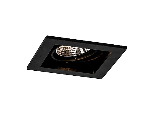 Spot encastré carré noir orientable - Artemis 70