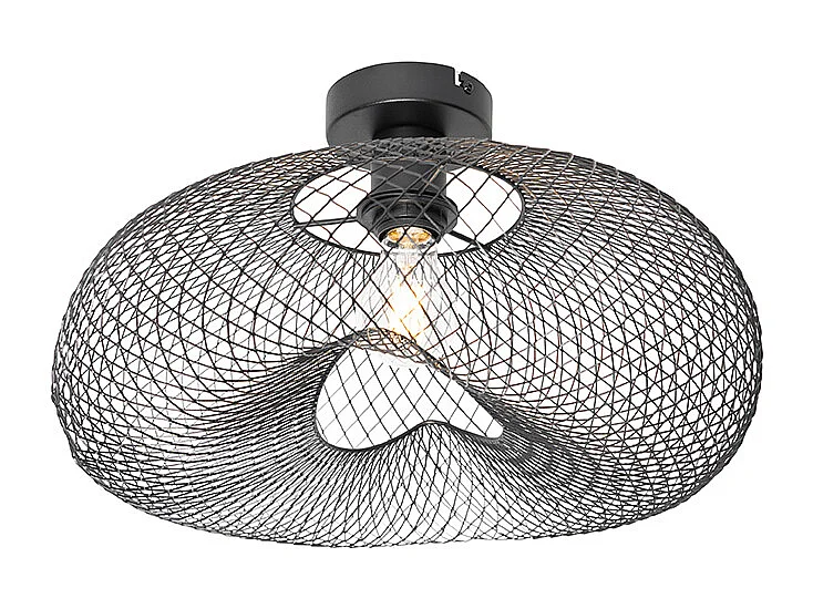 Plafonnier moderne noir - Zora