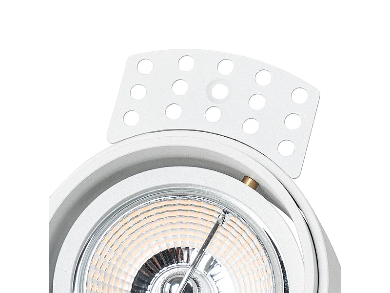 Spot encastré moderne blanc sans bordure - Impact 70