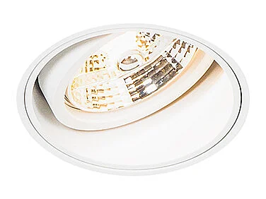 Spot encastré moderne blanc sans bordure - Impact 70