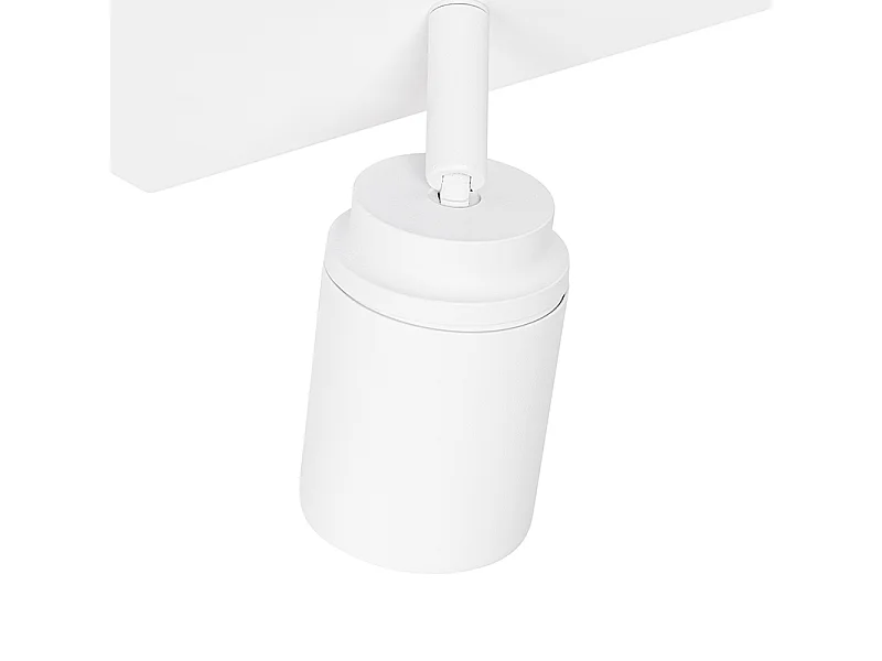Spot de salle de bain moderne carré blanc 3 lumières IP44 - Ducha