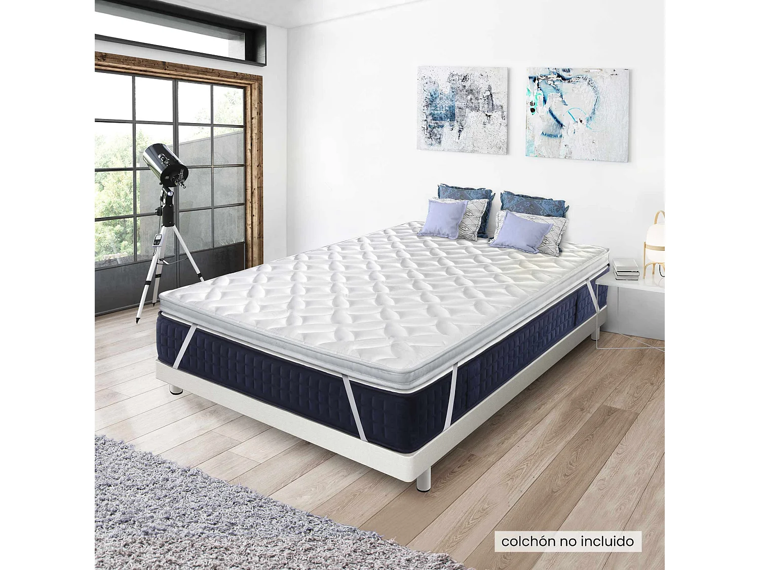 Topper/Sobrecolchón Viscoelástico 67,5x200x10 Luxury Cotton de SonnoMattress