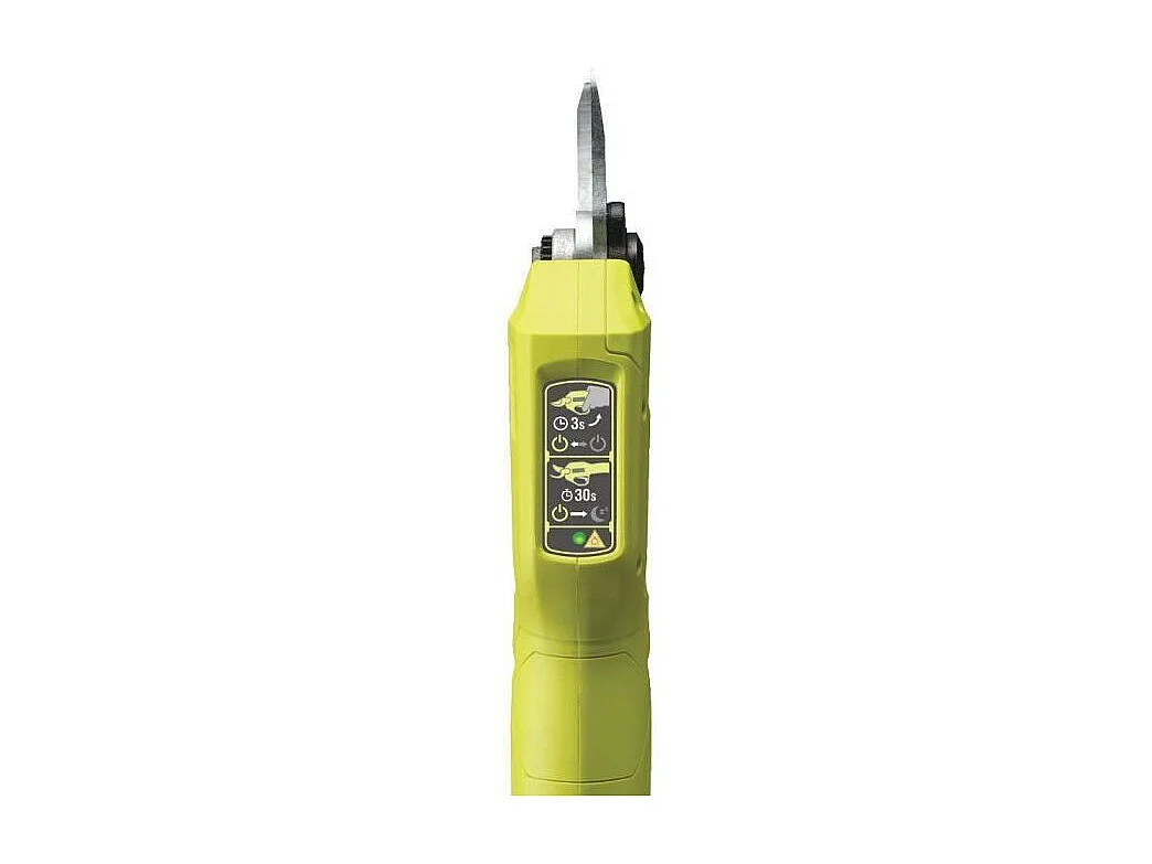 Tesoura de poda sem fio RYOBI ONE+ 18V - Lâminas de bypass cromadas em aço de carbono japonês SK5 - Corte de 25 mm