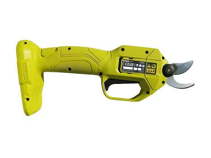 Tesoura de poda sem fio RYOBI ONE+ 18V - Lâminas de bypass cromadas em aço de carbono japonês SK5 - Corte de 25 mm