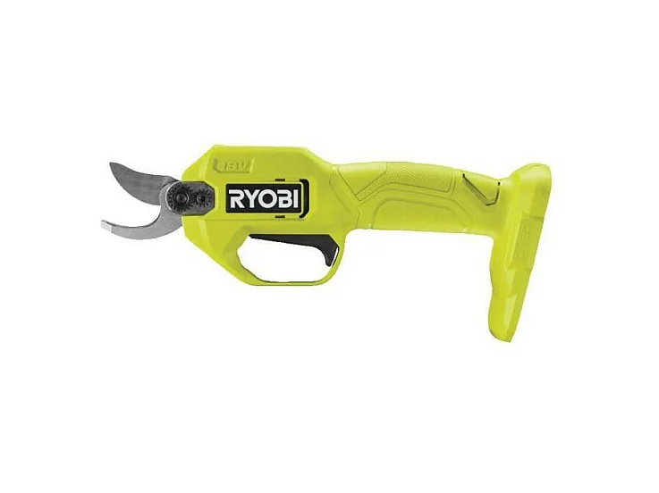 RYOBI ONE+ Secateur sans fil 18V - lames Bypass chromees en acier carbone japonais SK5 - coupe 25 mm -sans batterie ni chargeur