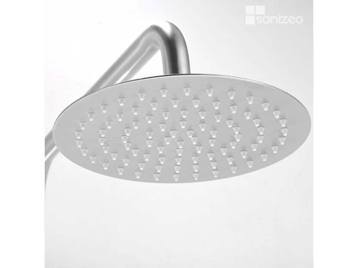 Colonne de Douche acier inoxydable anti-calcaire - Design Moderne et Économie d'eau - Kit Complet DELOS IMEX