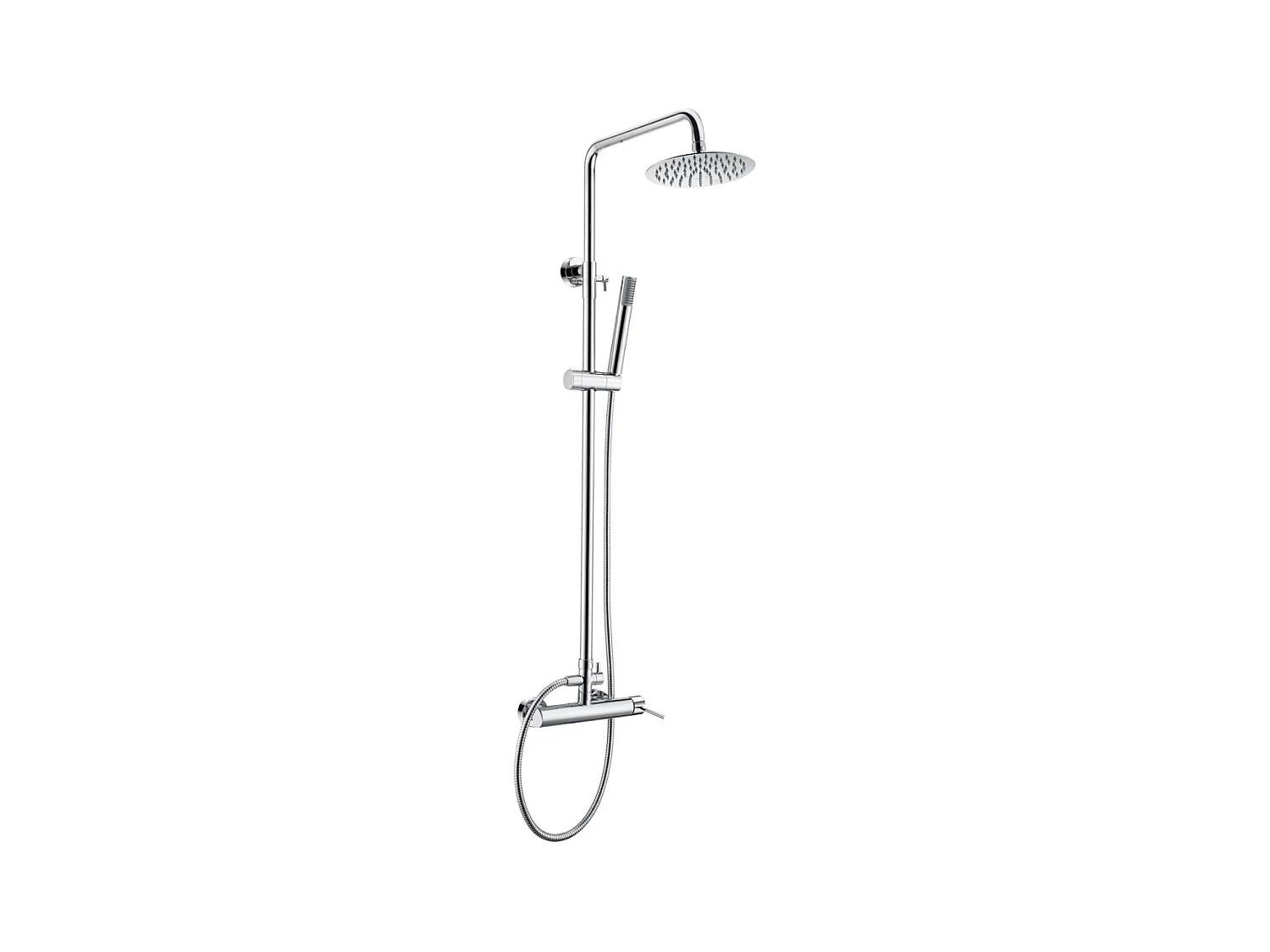 Colonne de Douche Anti-Calcaire Chrome MILOS STICK BDYS045