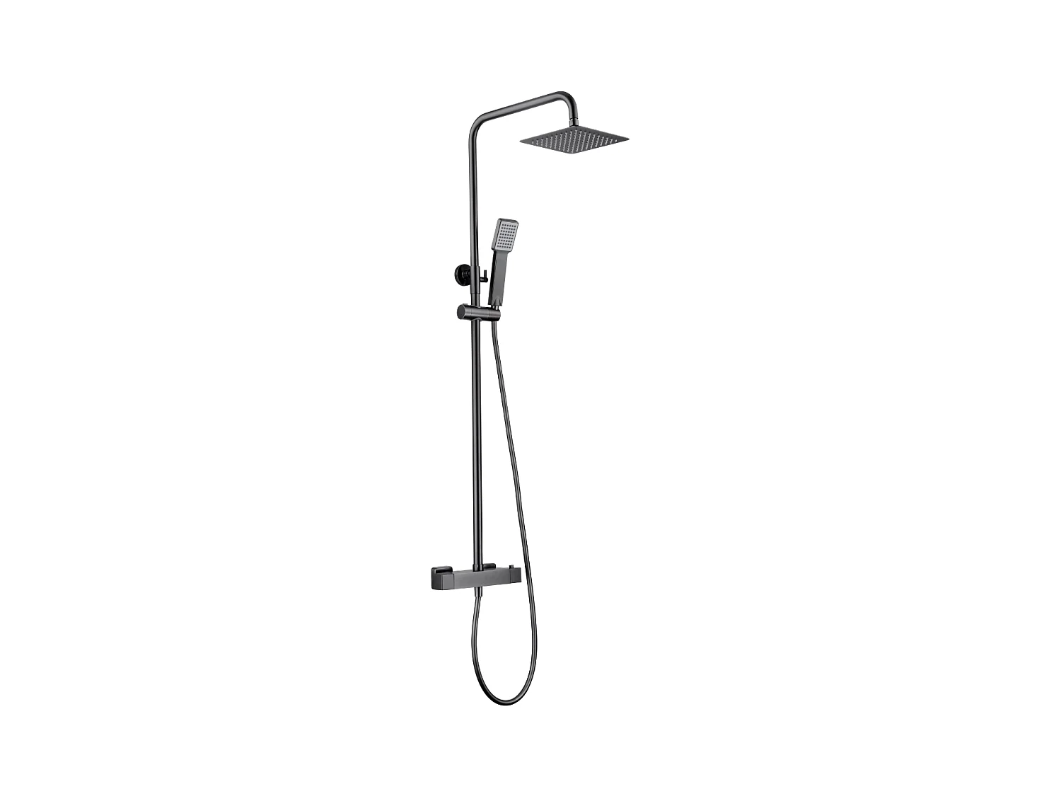 Colonne de Douche Anti-Calcaire Chrome MILOS STICK BDYS045